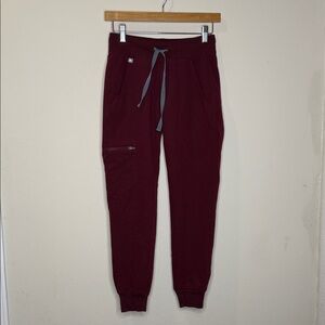 Figs Women's Zamora Jogger Zip Pocket Yoga Waistband Anti-Wrinkle